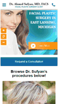 Mobile Screenshot of eastlansingplasticsurgery.com
