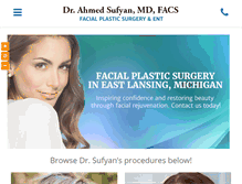 Tablet Screenshot of eastlansingplasticsurgery.com